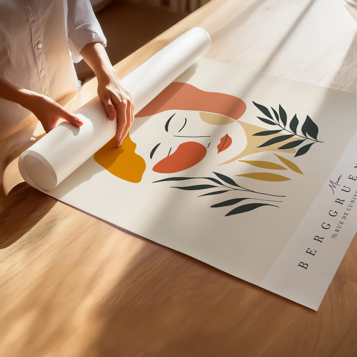 Mum Art Print – Matisse Inspired