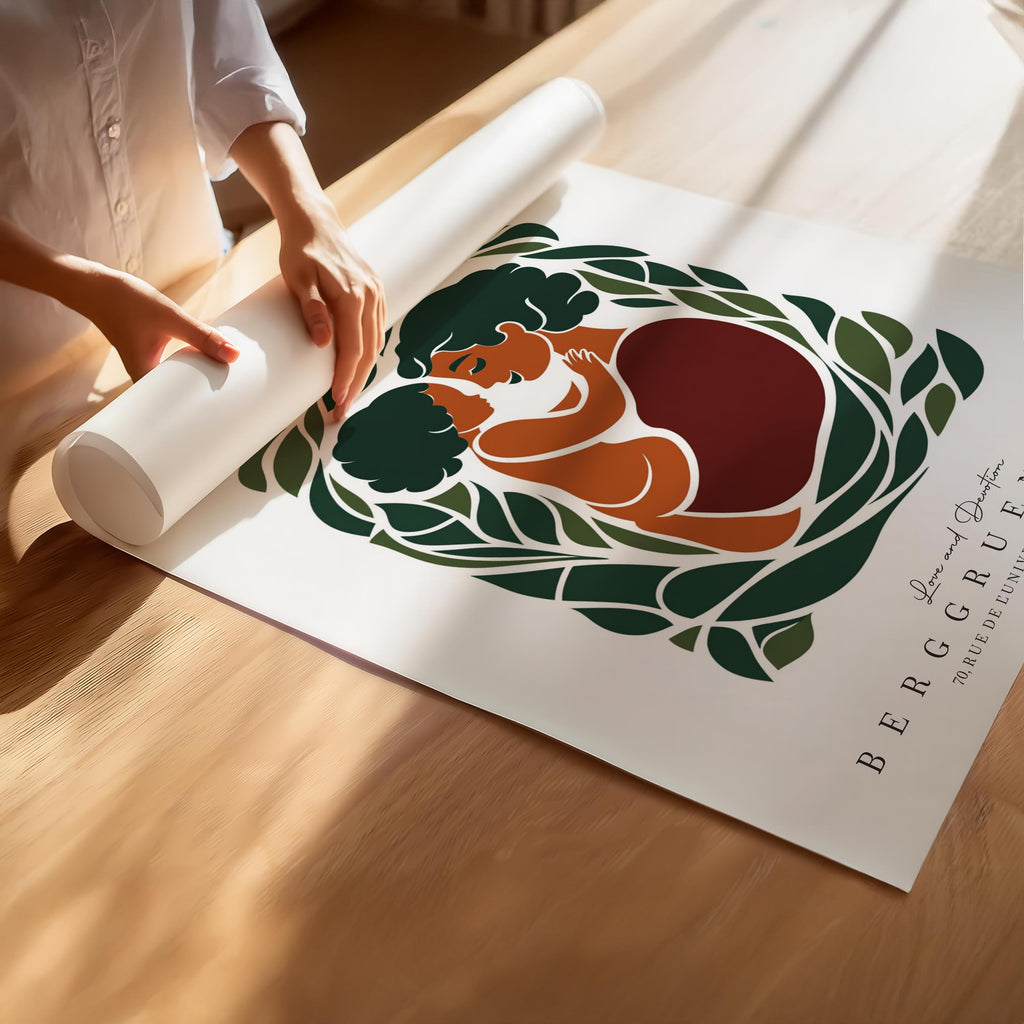 Love and Devotion Art Print – Matisse Inspired