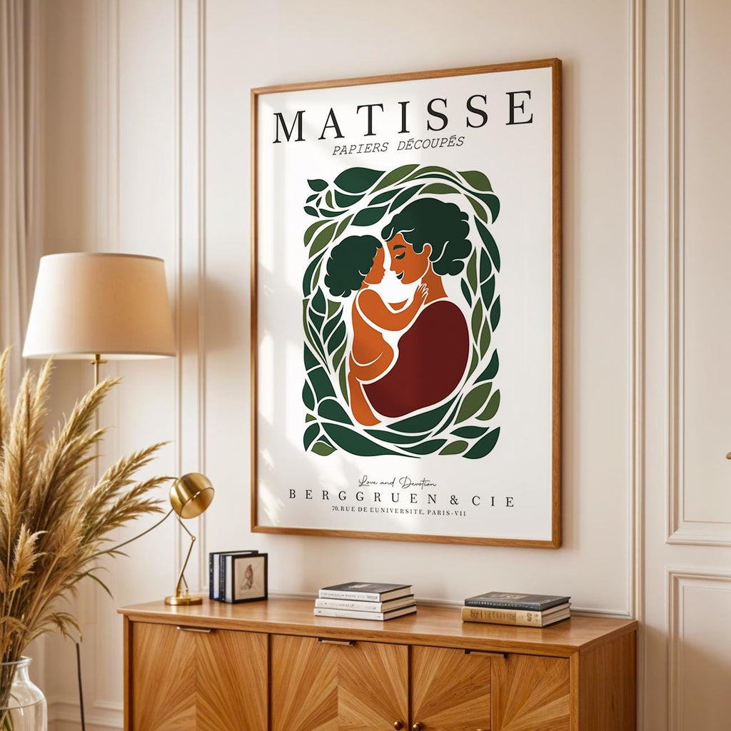 Love and Devotion Art Print – Matisse Inspired