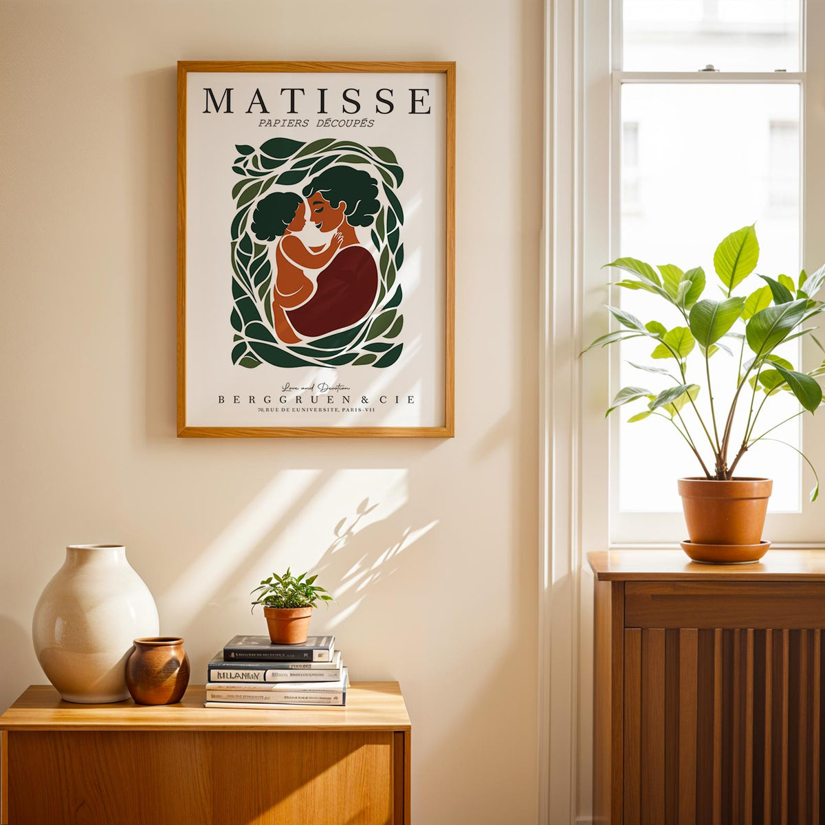 Love and Devotion Art Print – Matisse Inspired