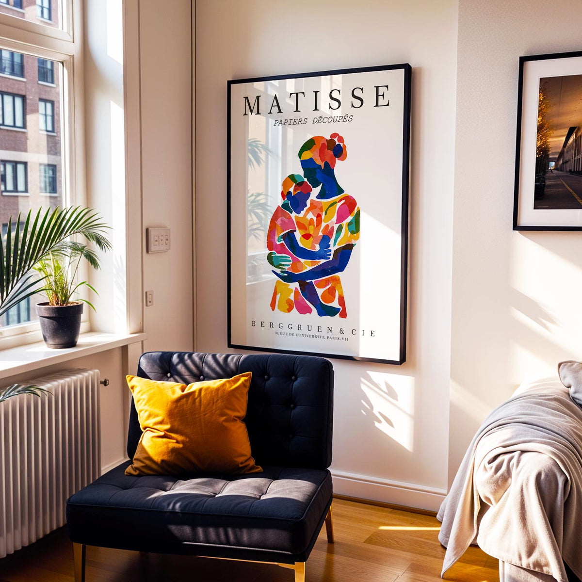 Mother and Child Art Print No. 217 – Matisse Inspired