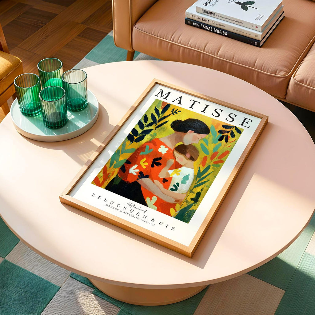 Motherhood Art Print No. 221 – Matisse Inspired