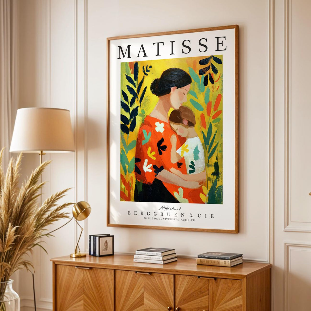 Motherhood Art Print No. 221 – Matisse Inspired
