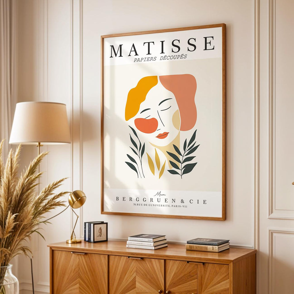 Mum Art Print – Matisse Inspired
