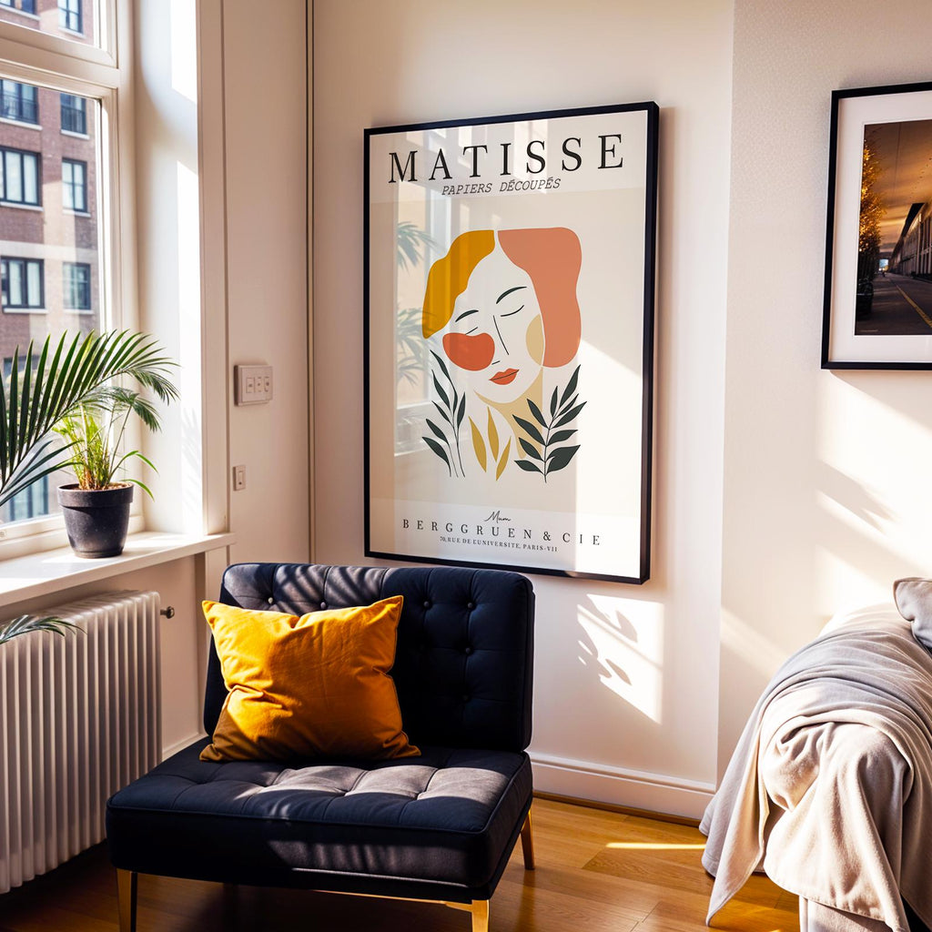 Mum Art Print – Matisse Inspired