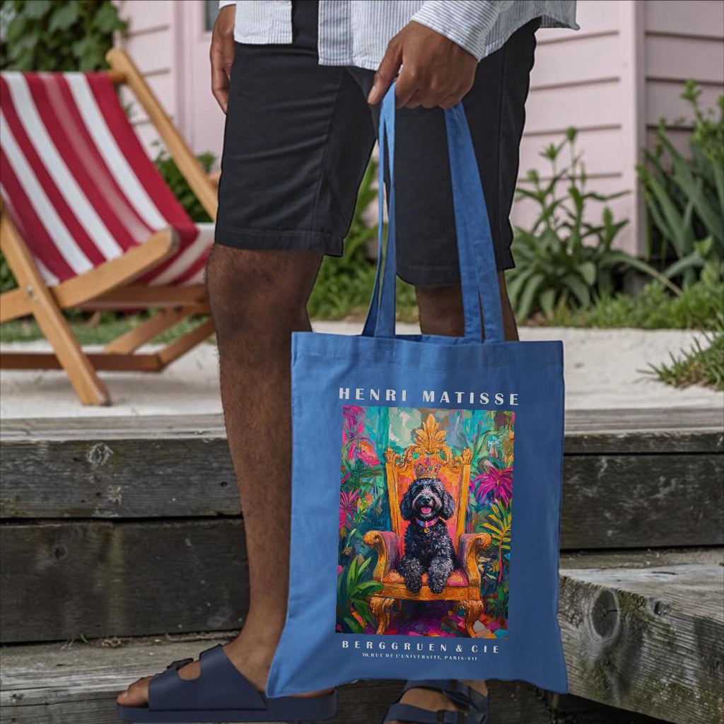 Labradoodle Tote Bag – Matisse-Inspired Dog Art