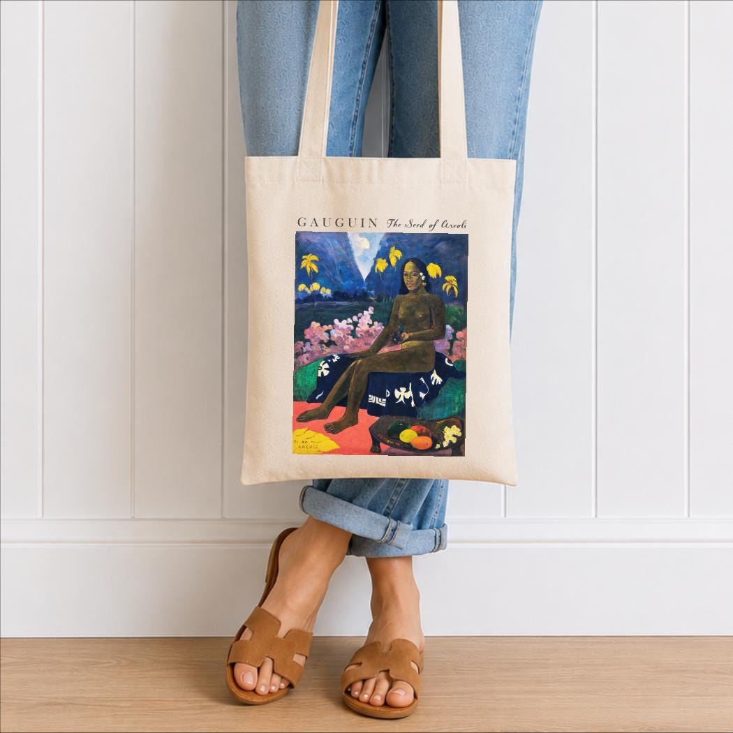 Paul Gauguin The Seed of the Areoi Organic Tote Bag