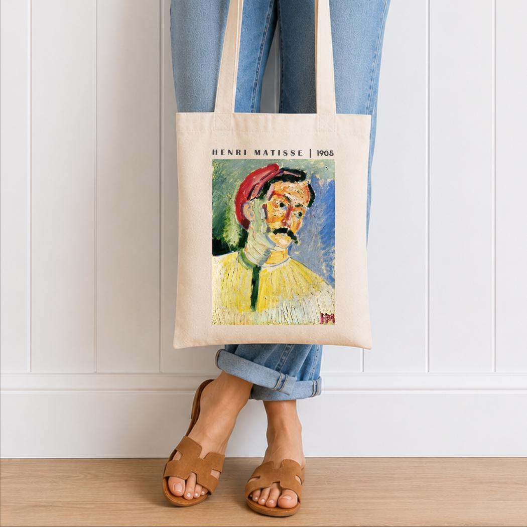 Henri Matisse Portrait Organic Tote Bag