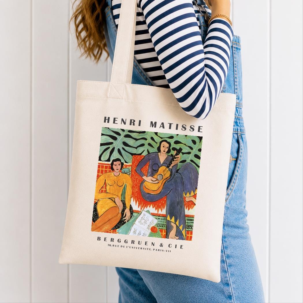 Henri Matisse Music Organic Tote Bag