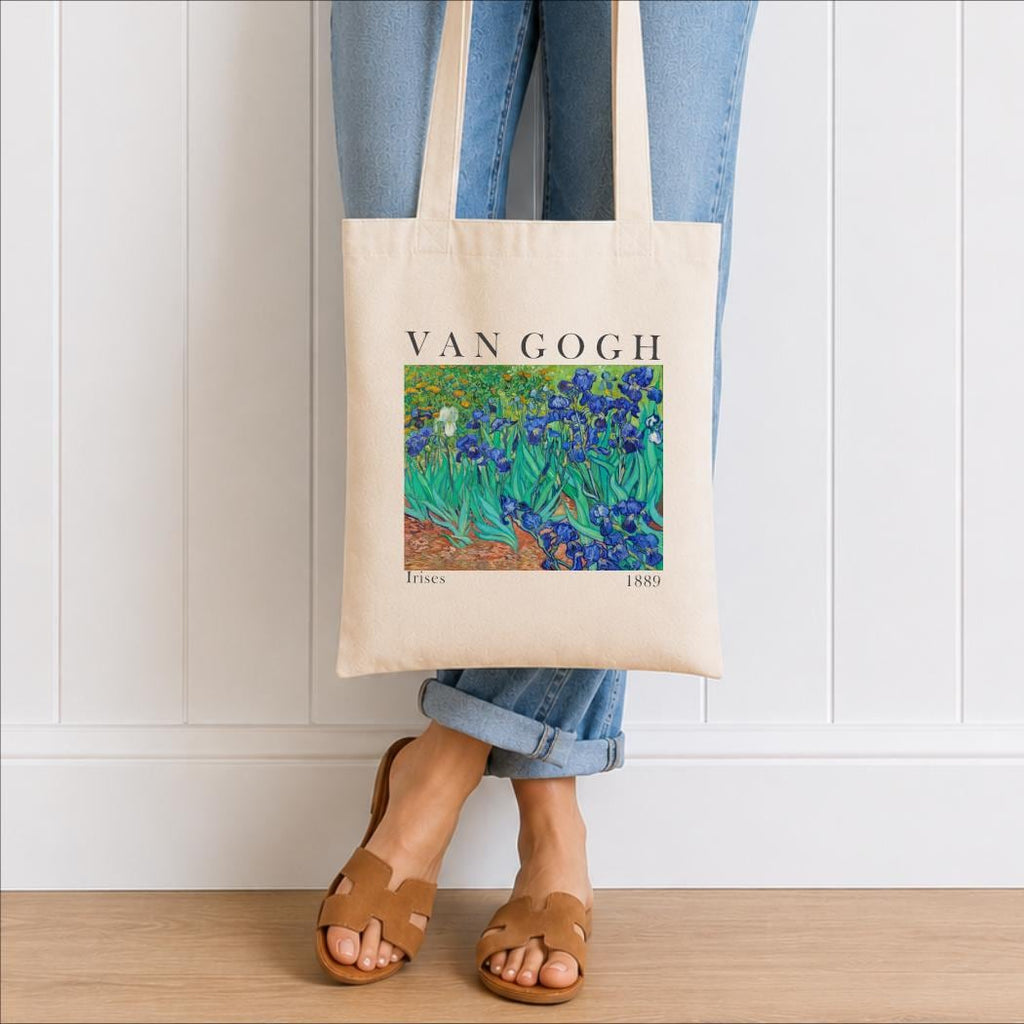 Van Gogh Irises Tote Bag