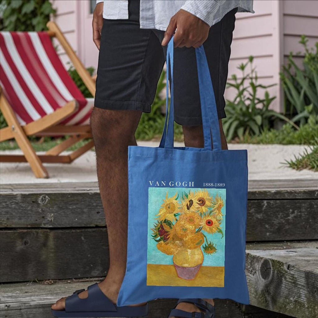 Van Gogh 12 Sunflowers Tote Bag