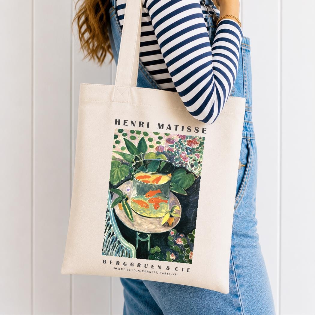 Henri Matisse Goldfish Organic Tote Bag