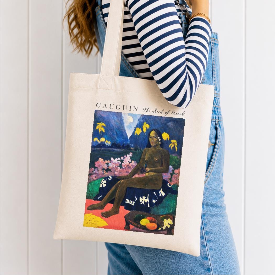 Paul Gauguin The Seed of the Areoi Organic Tote Bag