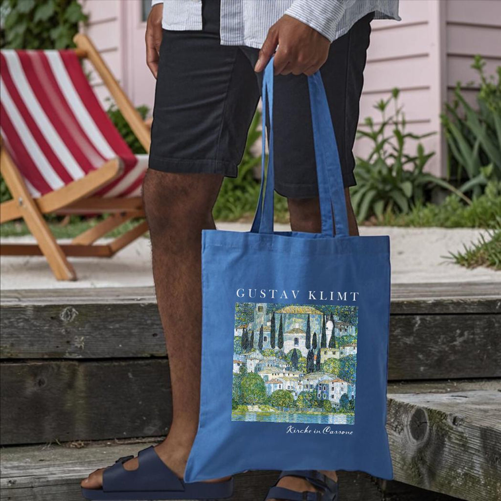 Gustav Klimt Church in Cassone Organic Tote Bag