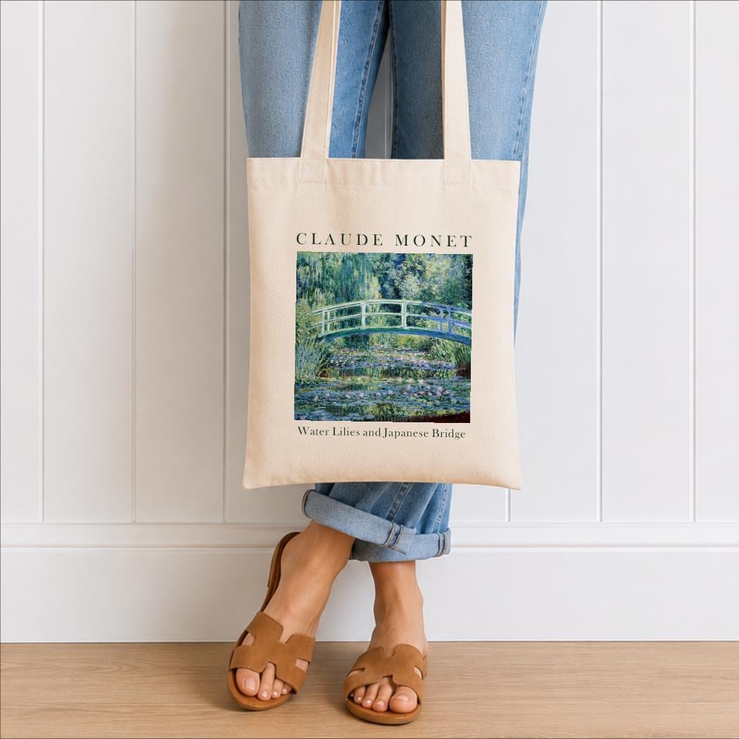 Claude Monet Water Lilies Tote Bag