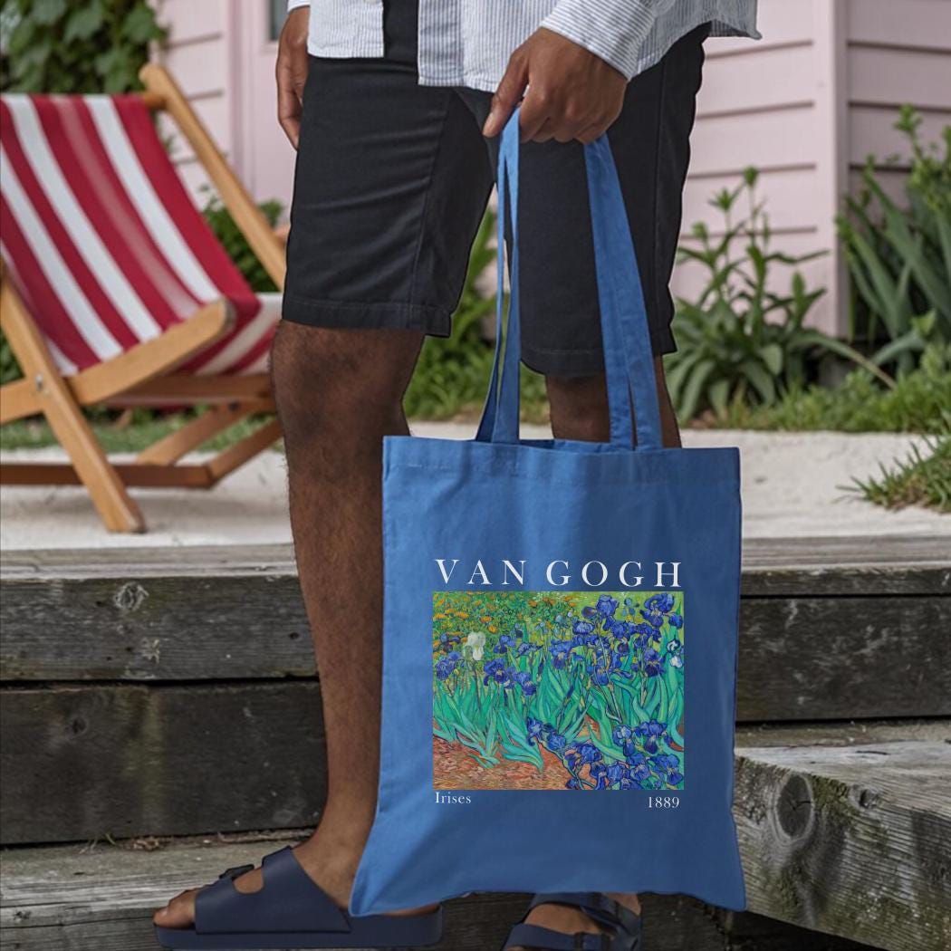 Van Gogh Irises Tote Bag