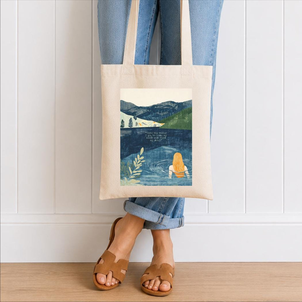 Wild Swimming Organic Tote Bag