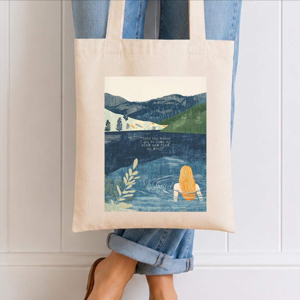 Wild Swimming Organic Tote Bag