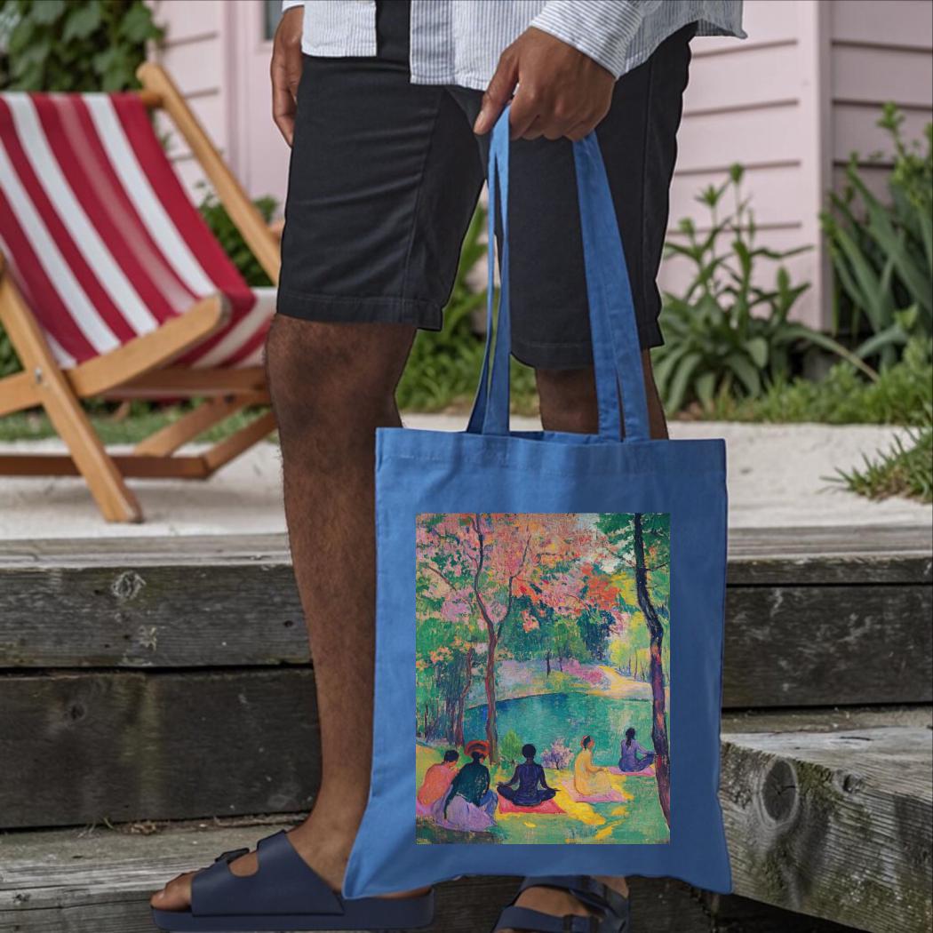 Matisse Inspired Yoga and Meditation Luxury Organic Tote Bag