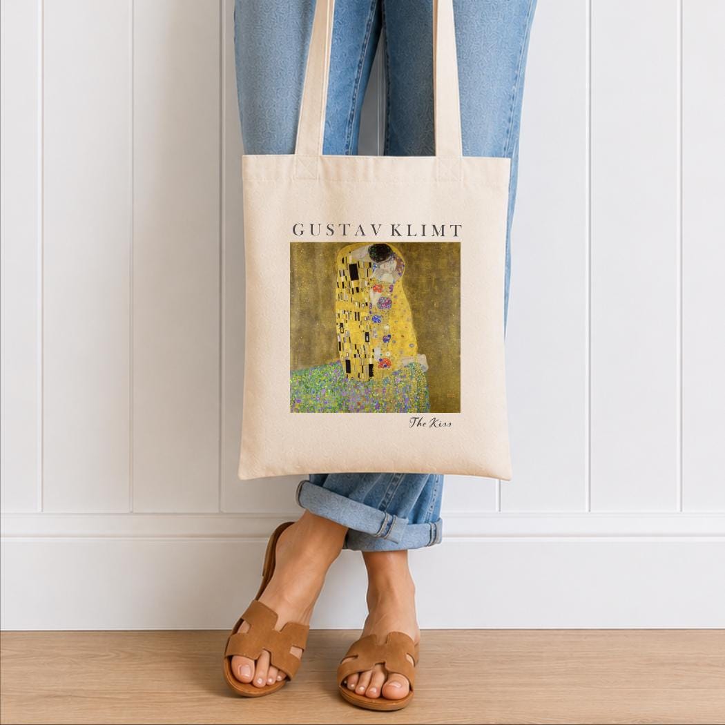 Gustav Klimt The Kiss Tote Bag