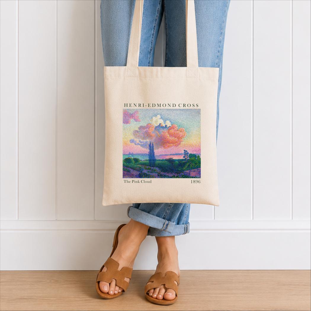 Henri Edmond Cross The Pink Cloud Organic Tote Bag