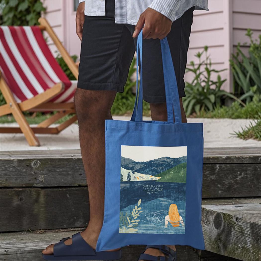 Wild Swimming Organic Tote Bag