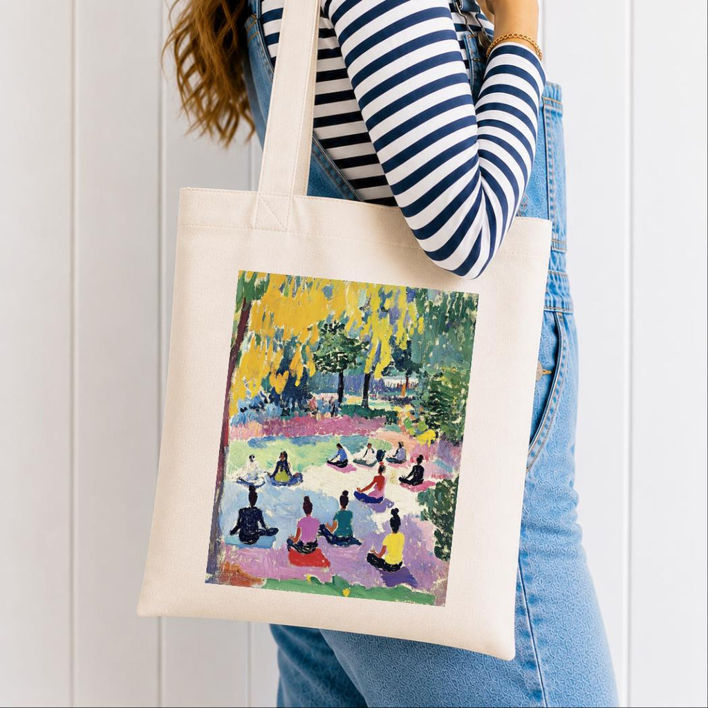 Matisse Inspired Yoga Tote Bag – Luxury Organic Cotton Shopper