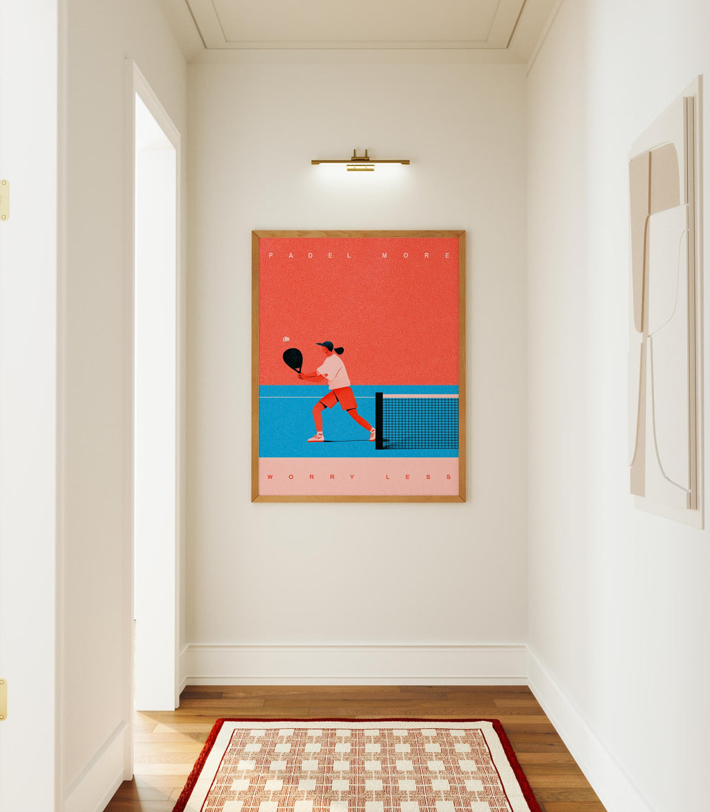 Padel More Worry Less – Padel Print