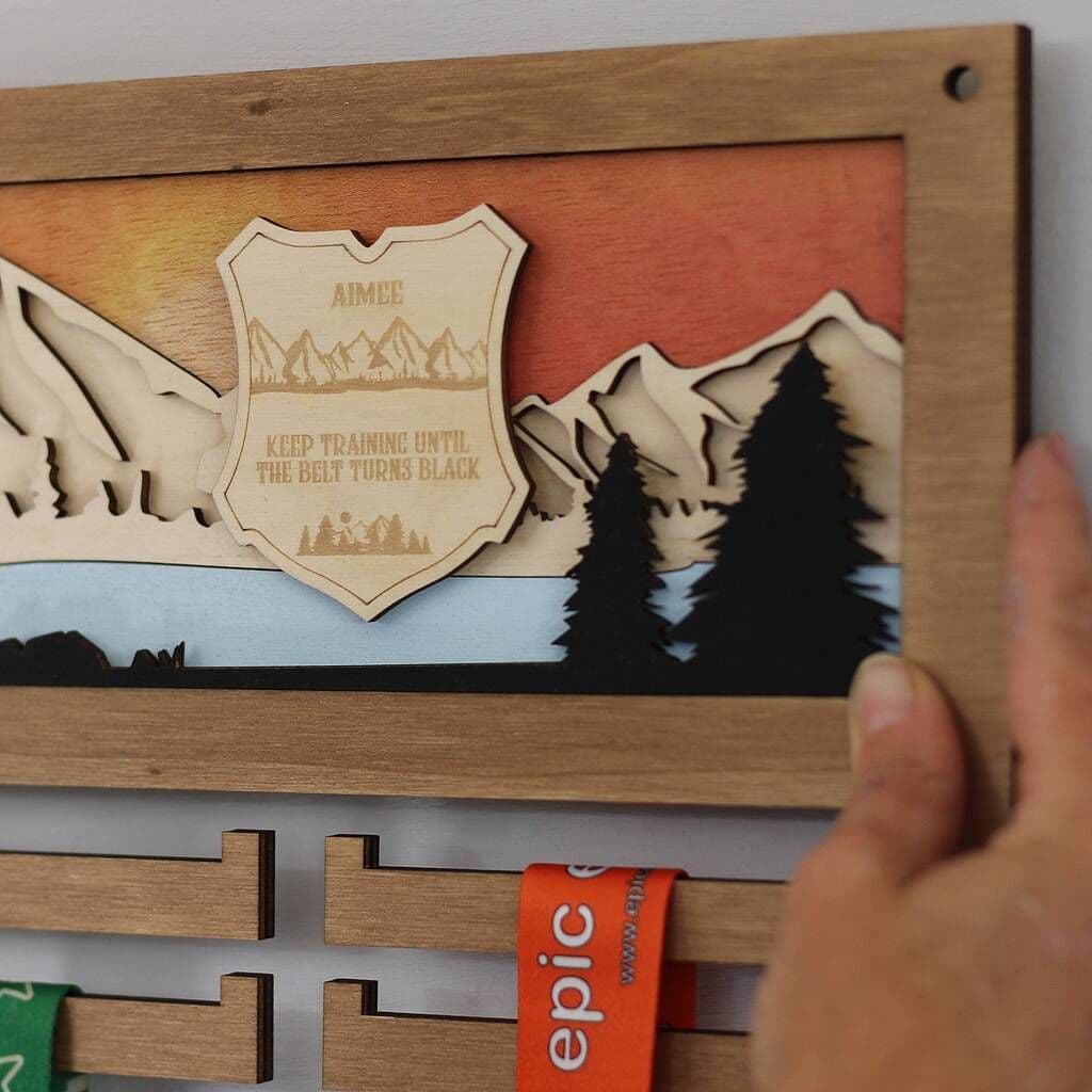 Karate 3D Medal Hanger - view 2