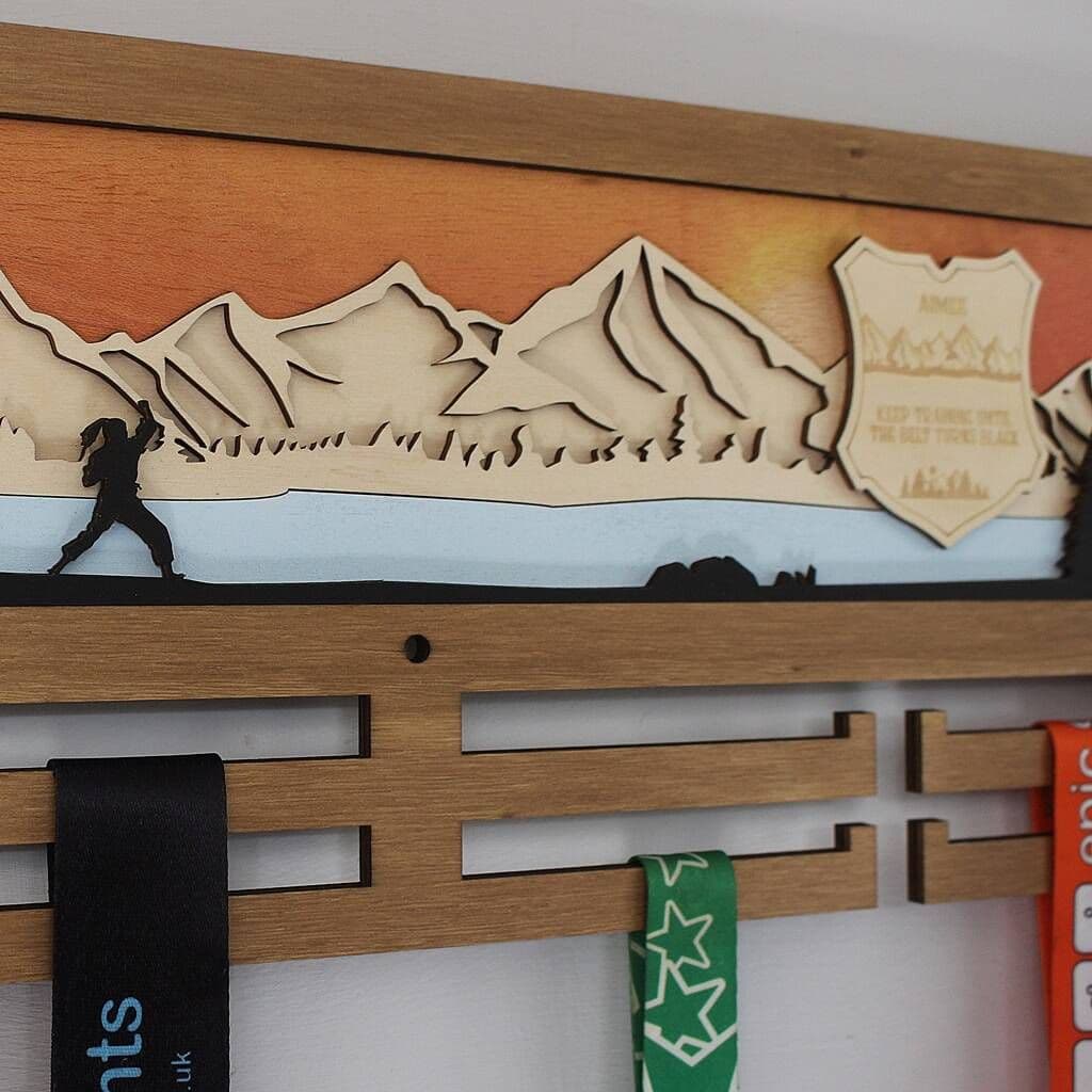 Karate 3D Medal Hanger - view 3