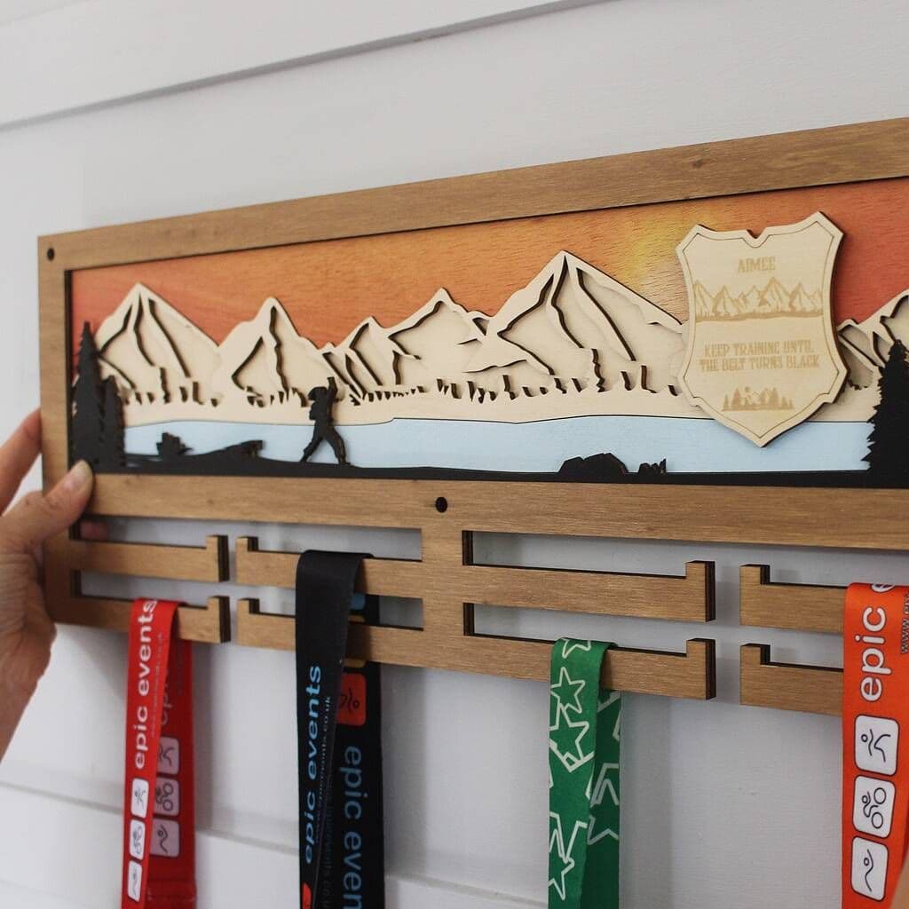 Karate 3D Medal Hanger - view 4