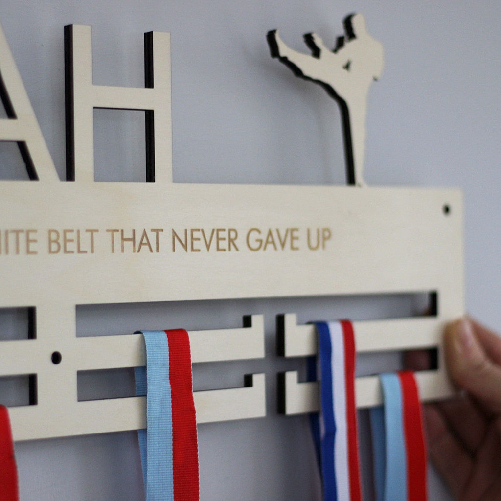 Karate Personalised Medal Hanger - view 4