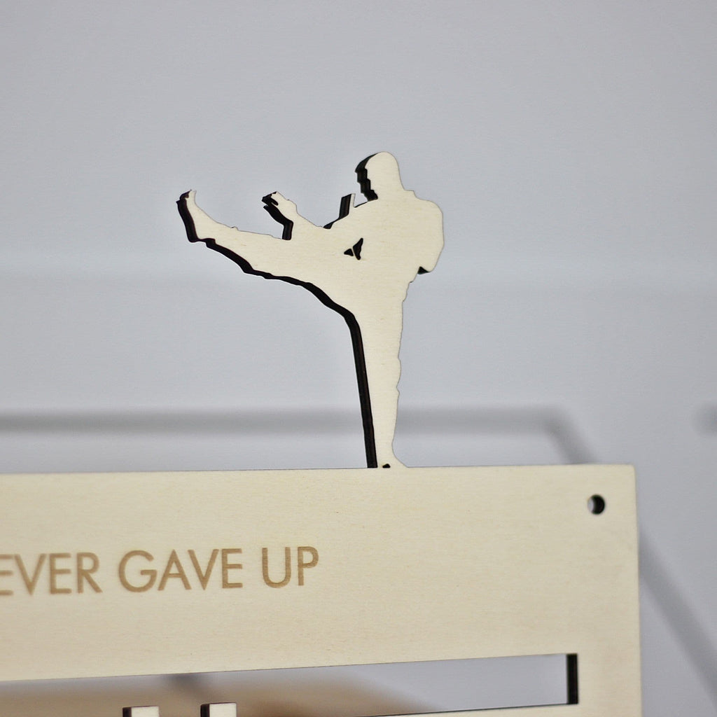 Karate Personalised Medal Hanger - view 5