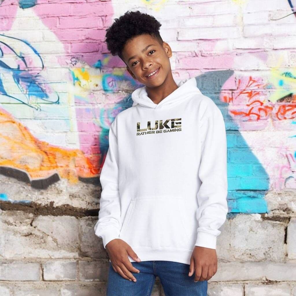 Kids Gaming Personalised Hoodie