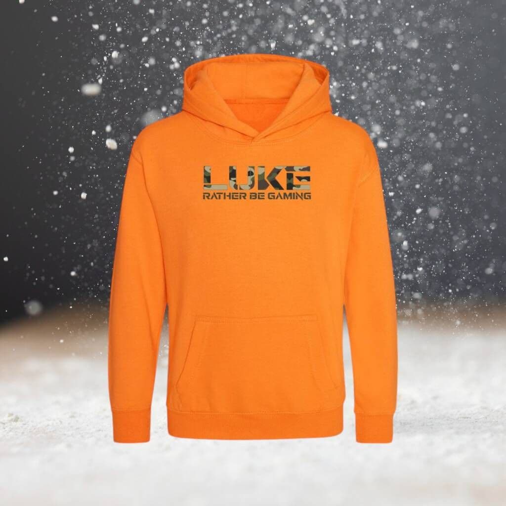 Kids Gaming Personalised Hoodie