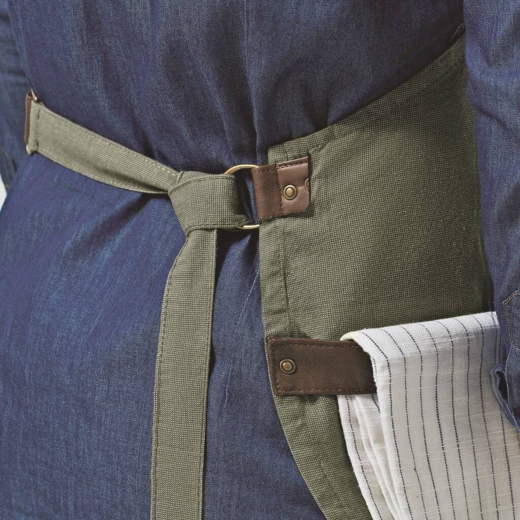 King Of The Barbecue Personalised Luxury Apron â€” The perfect gift for a BBQ legend â€” this luxury adults' apron features premium fabric with stylish leather-look straps, and can be
