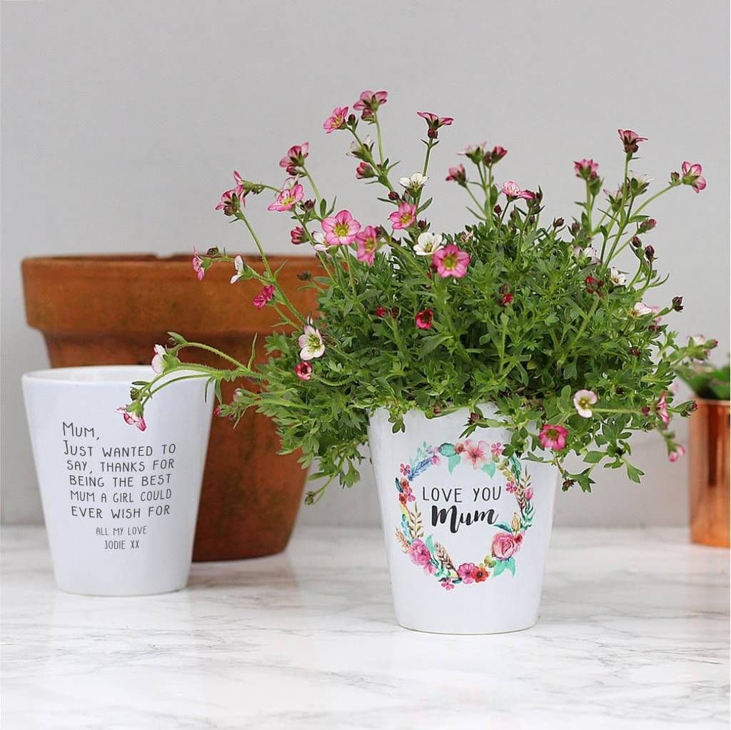 Love You Mum Personalised Plant Pot - view 3