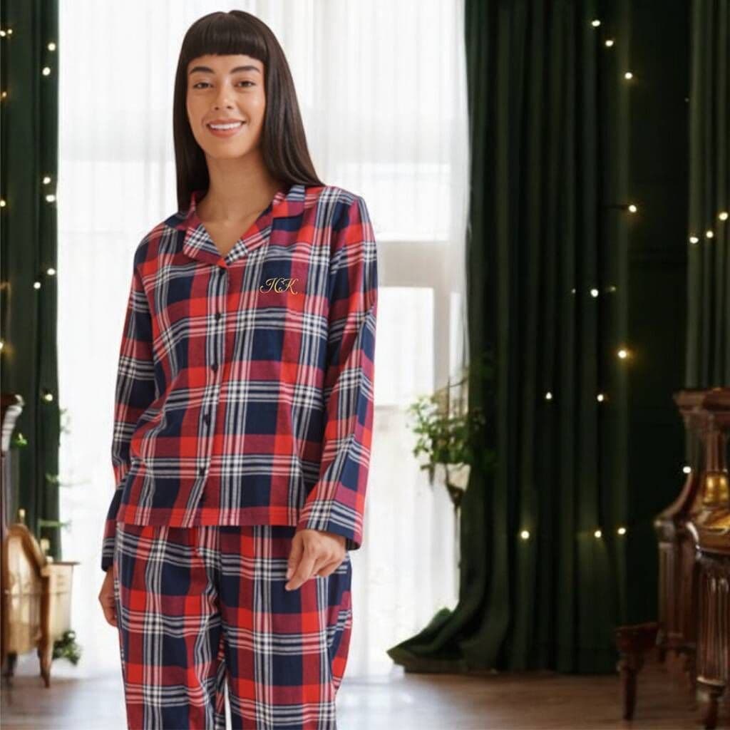 Matching Personalised Family Christmas Pyjamas