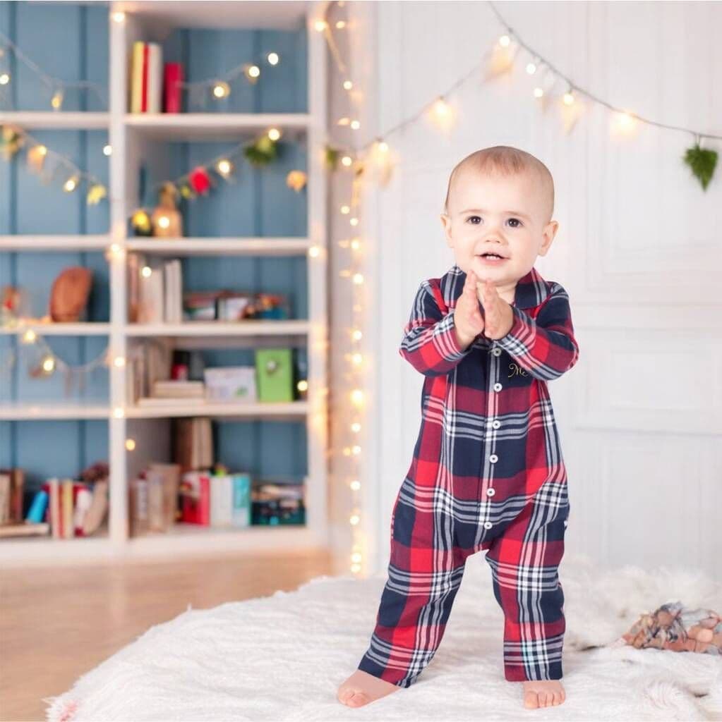 Matching Personalised Family Christmas Pyjamas