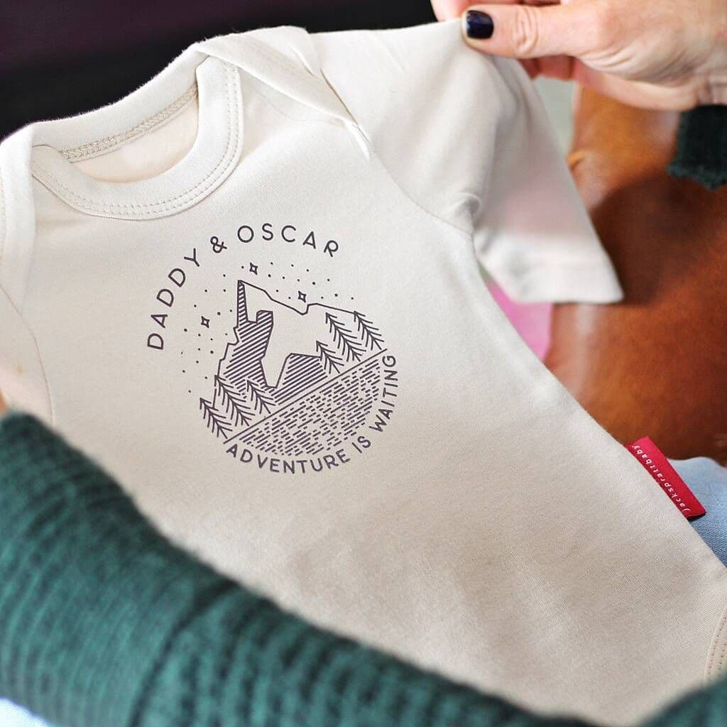 New Daddy Adventure Is Waiting Baby Vest - view 2
