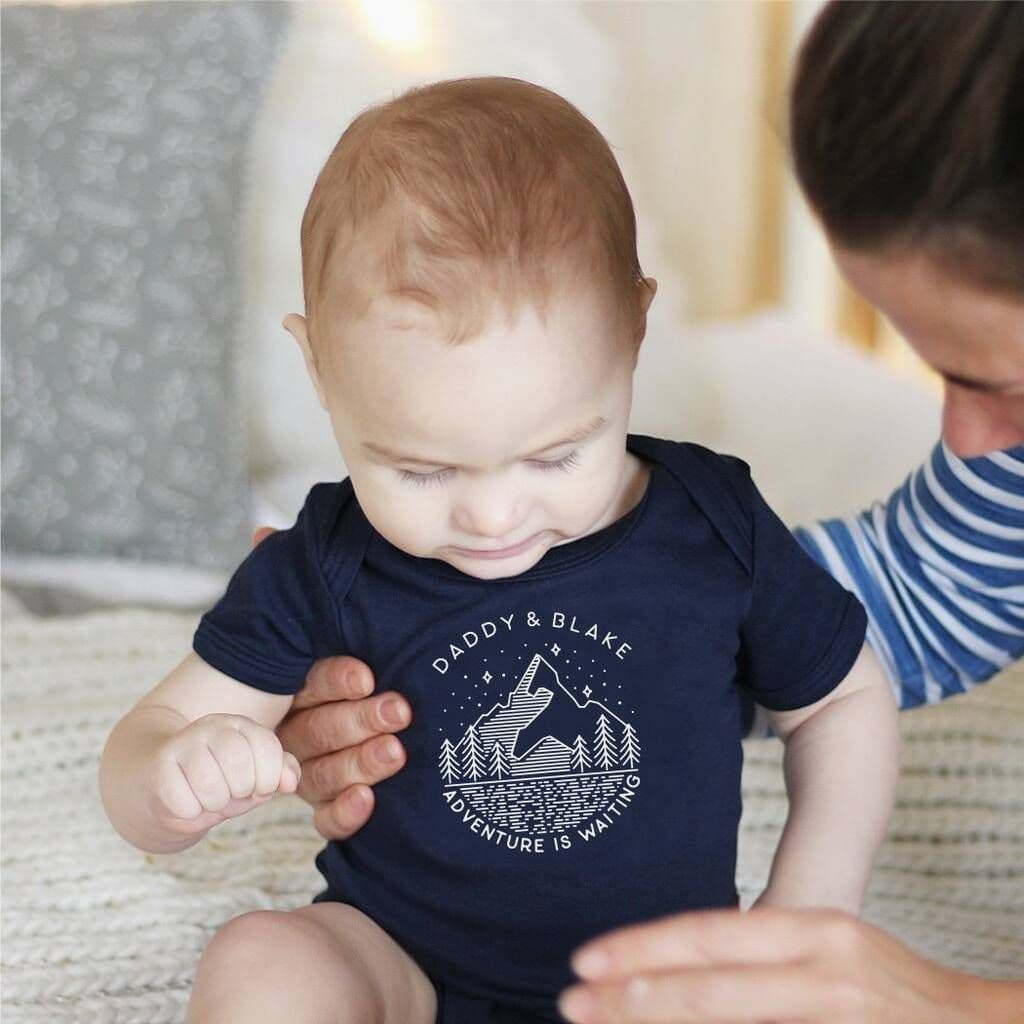 New Daddy Adventure Is Waiting Baby Vest - view 3