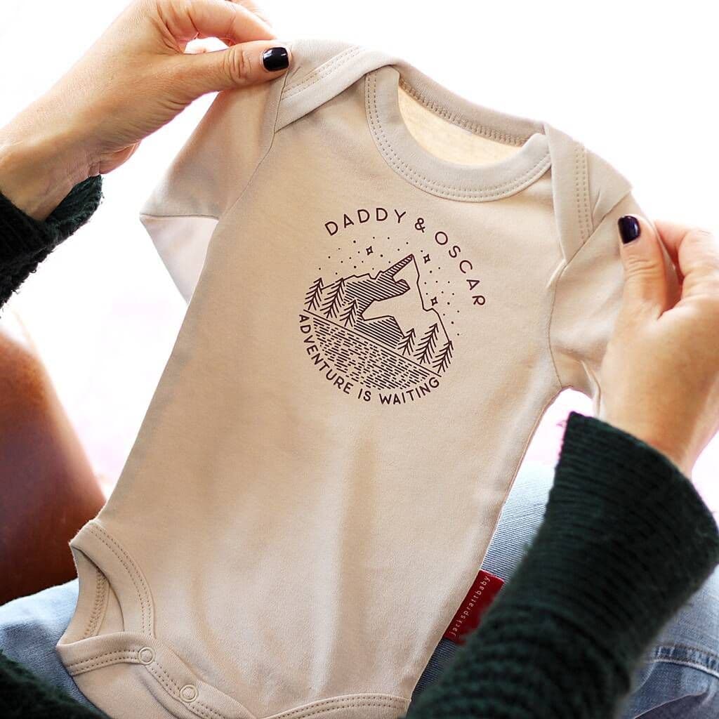 New Daddy Adventure Is Waiting Baby Vest - view 6