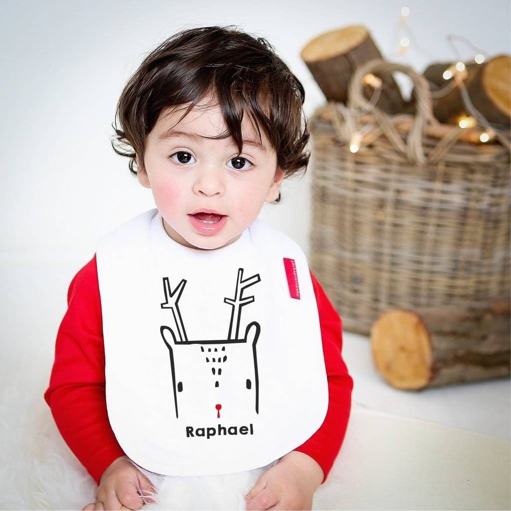Nordic Christmas Deer Bib - view 2