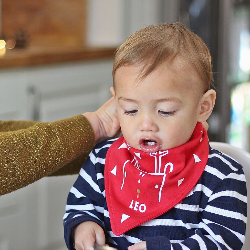 Nordic Deer Christmas Bandana Bib