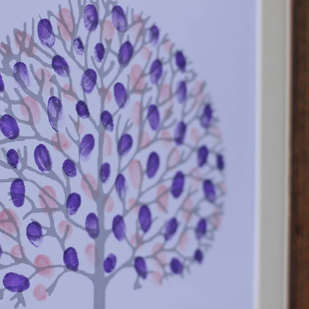 Personalised Fingerprint Family Tree