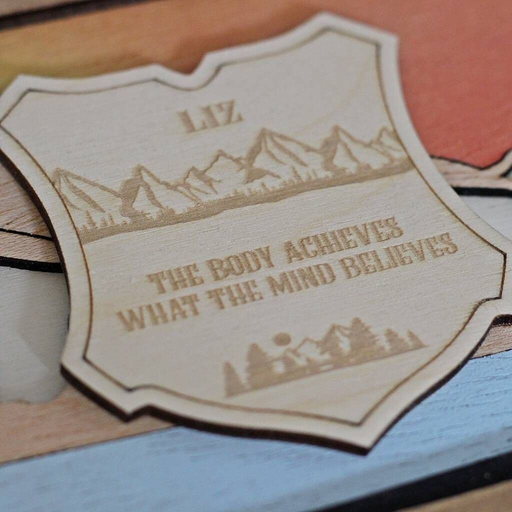 Open Water Wild Swimming 3D Medal Hanger - view 3