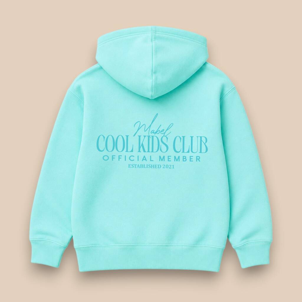 Personalised Kids’ Cool Kids Club Hoodie