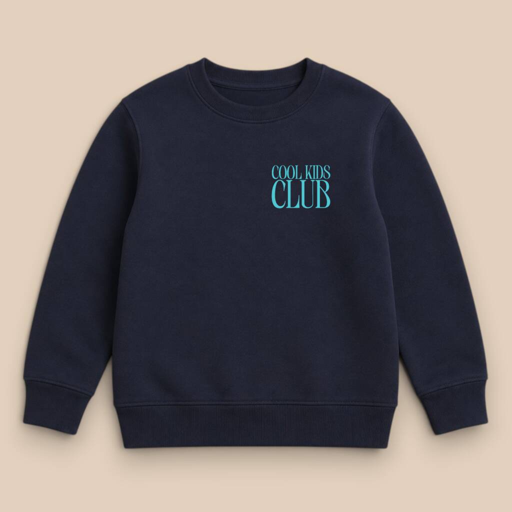 Personalised Kids’ Cool Kids Club Sweatshirt