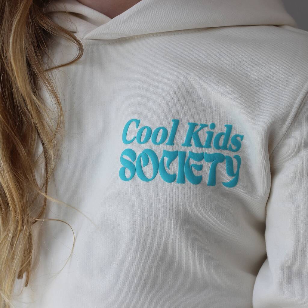 Personalised 'Cool Kids Society' Children’s Hoodie