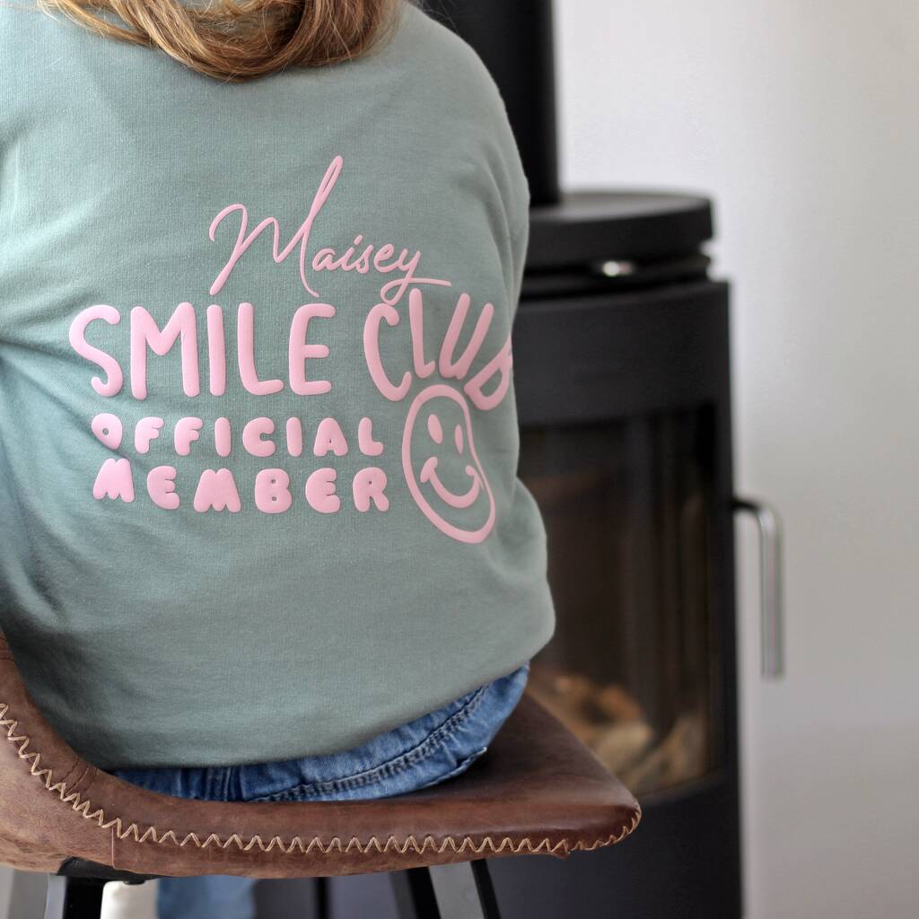 Personalised Kids' Smile Club Sweatshirt